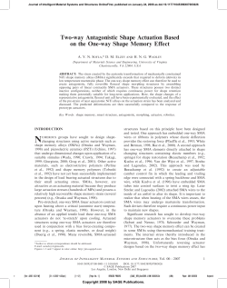 Two-way Antagonistic Shape Actuation Based on the One-Way Shape Memory Effect