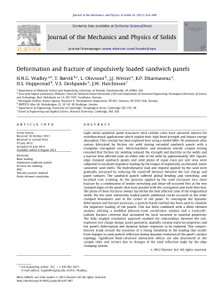 Deformation and Fracture of Impulsively Loaded Sandwich Panels