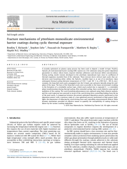 Fracture Mechanisms of Ytterbium Monosilicate Environmental Barrier Coatings During Cyclic Thermal Exposure