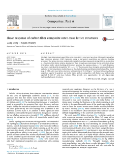 Shear Response of Carbon Fiber Composite Octet-Truss Lattice Structures