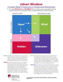 Johari Window