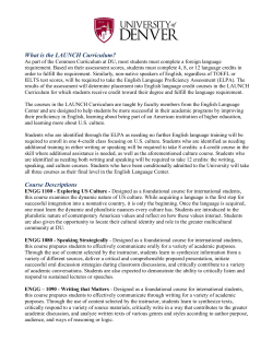 LAUNCH curriculum