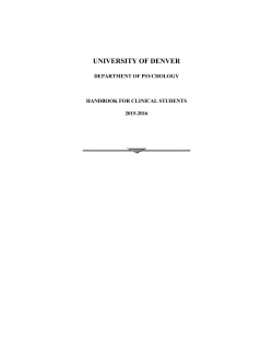 The Clinical Handbook