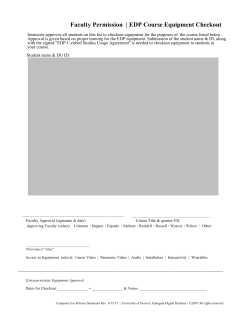 Form for Instructors