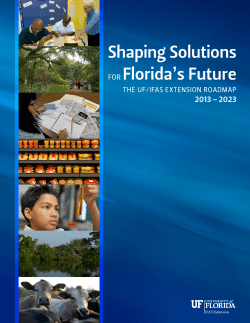 UF/IFAS Extension Roadmap