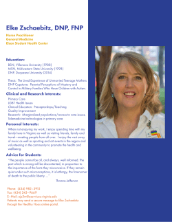 Elke Zschaebitz, DNP, FNP
