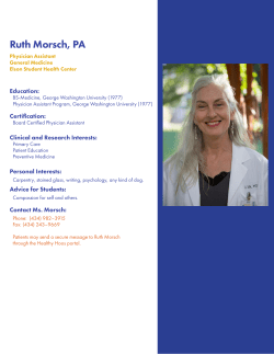 Ruth Morsch, PA