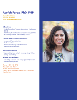 Asefeh Faraz, PhD, FNP