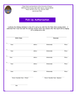 Pick Up Authorization