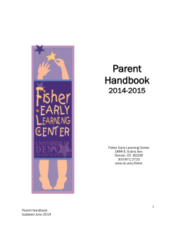 Parent Handbook