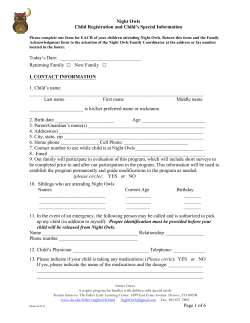 Child Registration Form