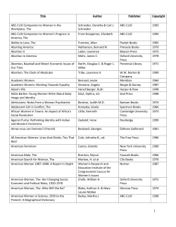 GWST Office Book Shelf (PDF updated 8.2014)