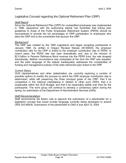 Legislative Concepts