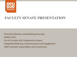 University Relations and Marketing