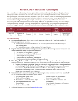 International Human Rights Program overview