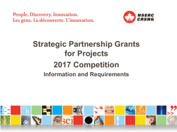 Strategy for Partnerships and Innovation