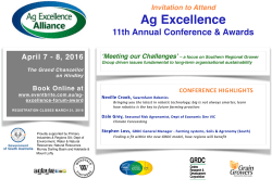 Ag Ex Forum Awards Invitation