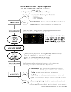 Lookee Here: Visuals Graphic Organizers