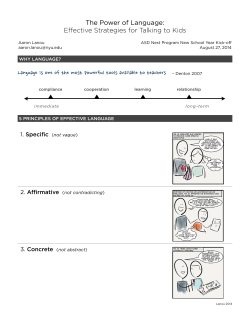 The Power of Language: Effective Strategies for Talking to Kids