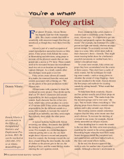 Foley artist