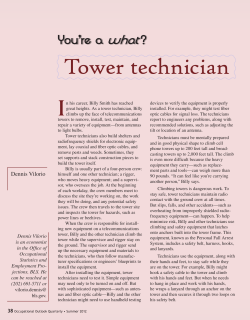 Tower technician