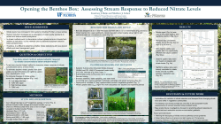 Opening the Benthos Box: Assessing stream response to reduced nitrate concentrations