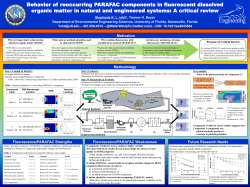 "Behavior of Reoccurring PARAFAC Components in Fluorescent Dissolved Organic Matter in Natural and Engineered Systems: A Critical Review "