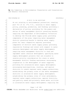 Proposed Senate Bill 550