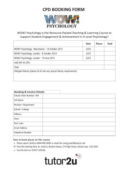 download and send us this booking form