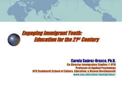 Engaging Immigrant Youth