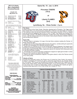 Liberty Game Notes