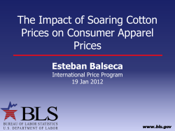 The Impact of Soaring Cotton Prices on Consumer Apparel Prices