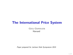 The International Price System