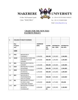 Fees Structure