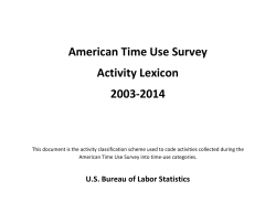 2003-2014 ATUS Coding Lexicon (PDF)