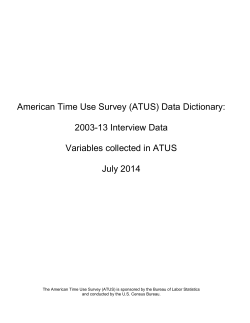 ATUS 2003-2013 Interview Data Dictionary (PDF)