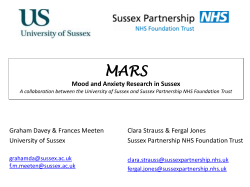 MARS launch welcome: Dr Clara Strauss