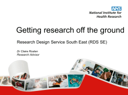 RDS MARS funding presentation [PPT 1.07MB]