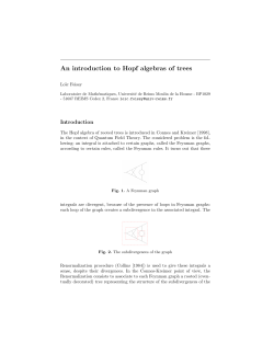 An introduction to Hopf algebras of trees (L. Foissy)