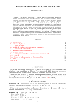 Notes by R. Menares