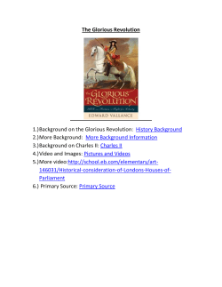 The Glorious Revolution