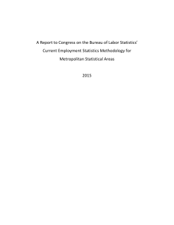 BLS report on CES methodology