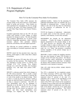 How To Use the Consumer Price Index For Escalation