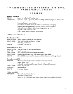Field Trip Program