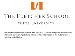 Tips for International Students