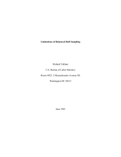PDF file for Limitations of Balanced Half Sampling