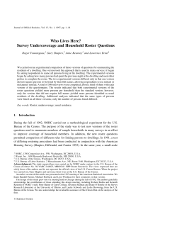 PDF file for Who Lives Here? Survey Undercoverage and Household Roster Questions