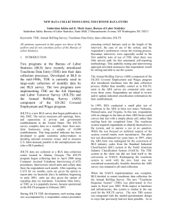 PDF file for New Data Collections Using Touchtone Data Entry