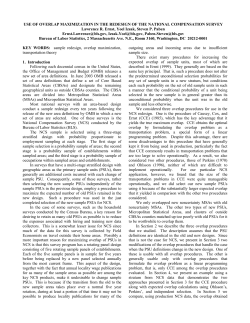 PDF file for Use of Overlap Maximization in the Redesign of the National Compensation Survey