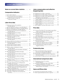 Current Labor Statistics: July 2011 (Guide)